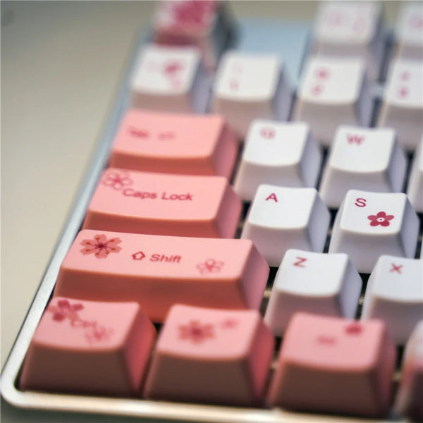 Sakura Keycaps OEM Height Five-sided Sublimation