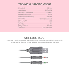 Cargar imagen en el visor de la galería, Chief II HG20 Sakura - Auriculares Gaming
