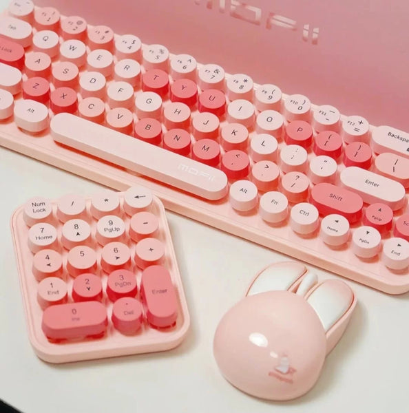 MOFII Cherry Portable Wireless Keyboard And Mouse Three-piece Suit