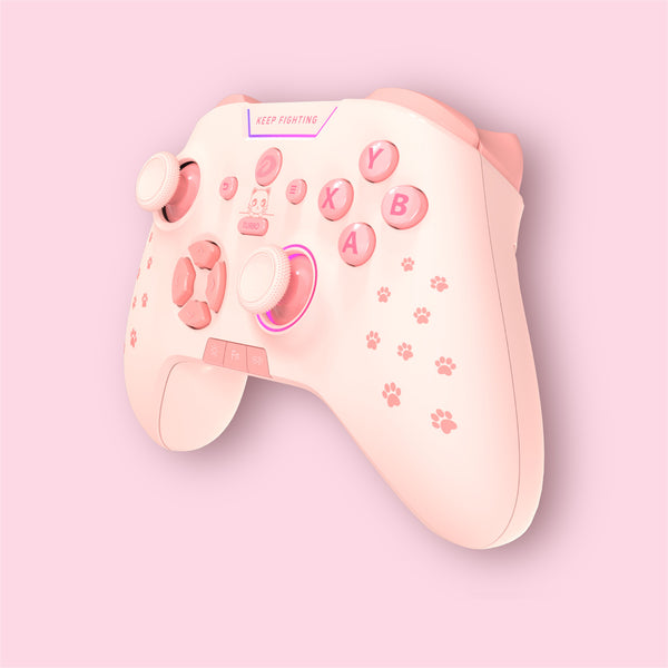 Pink Kitty Paws - Dareu H105 - New Wireless Bluetooth Game Controller