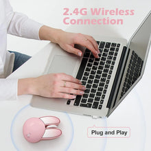 Load image into Gallery viewer, Pink Bunny Ears -  Wireless Mouse
