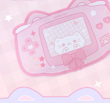 Cargar imagen en el visor de la galería, Alfombrilla de escritorio - Pinky Gaming Cat
