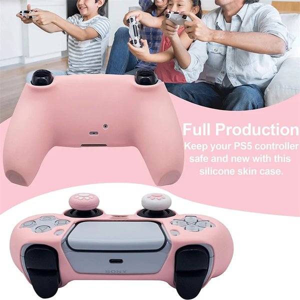PS5 Dualsense Controller Pink Cover