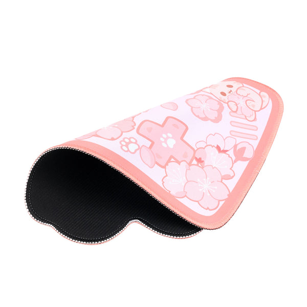 Cherry Blossom Cats - Large and Small Mouse Pads