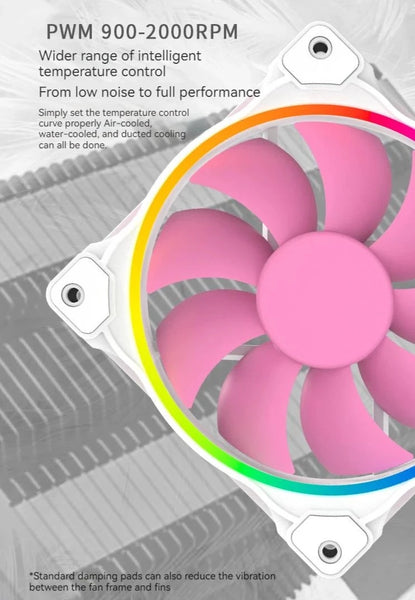 ARGB Temperature Controlled PC Fan - ID-Cooling ZF-12025