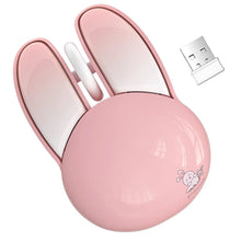 Load image into Gallery viewer, Pink Bunny Ears -  Wireless Mouse
