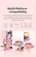 Load image into Gallery viewer, Gaming Headphones - Pink Elk Ear (SY- G25)
