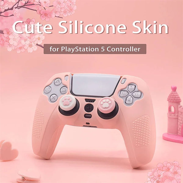 PS5 Dualsense Controller Pink Cover