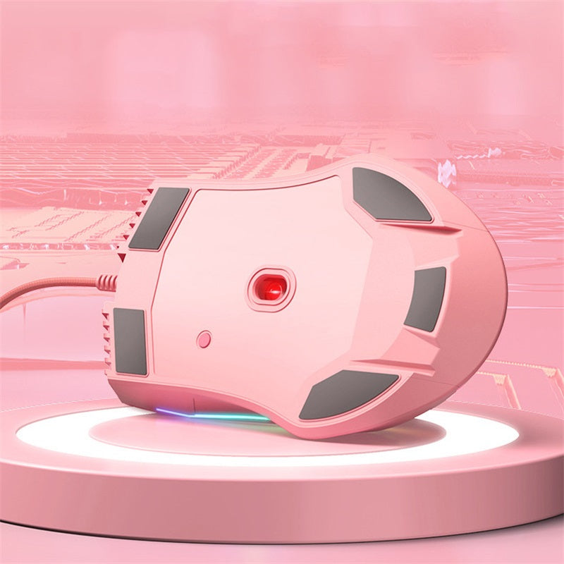Pink Color Mouse Computer Pink RGB Gaming Mouse ⚡ RGB Gaming Mouse | Pink Gaming