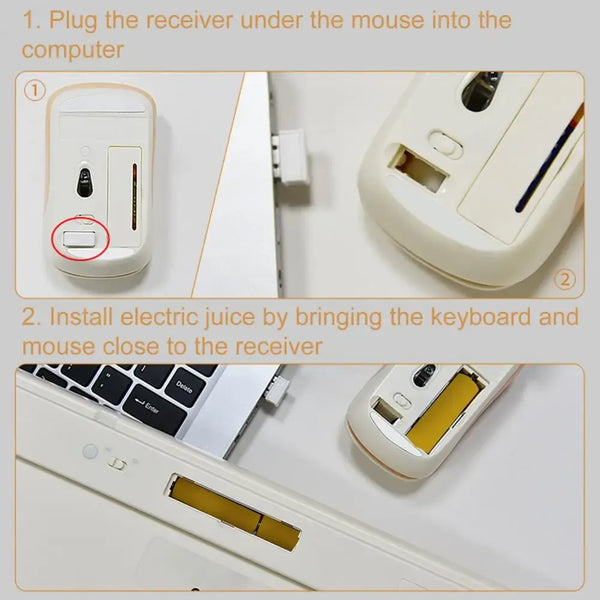 MOFII Macaron 2.4G Wireless Keyboard And Mouse Set