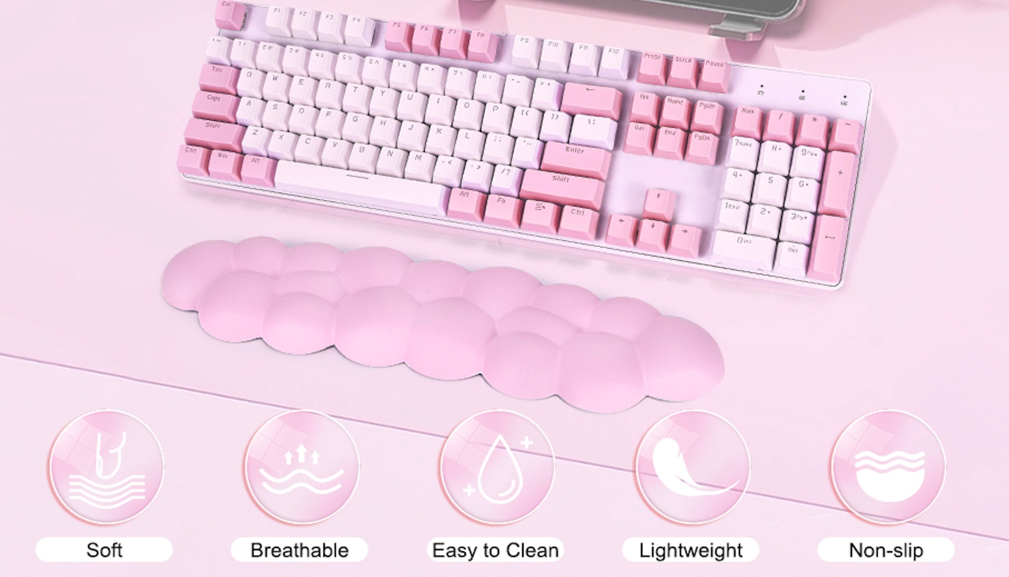 Pink Wrist Rest | Pink Gaming