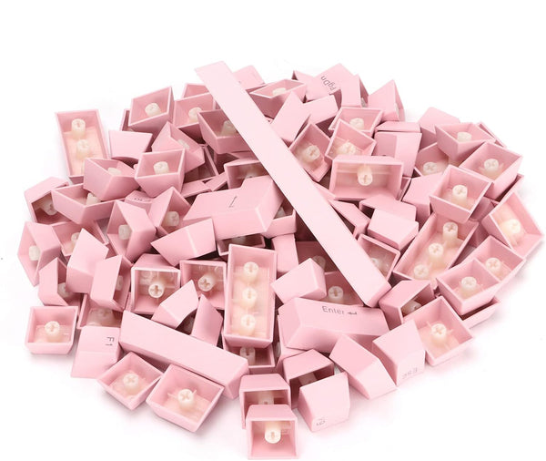 ABS/ PBT Light Pink Mechanical Keyboard Keycaps - Transparent Keycap