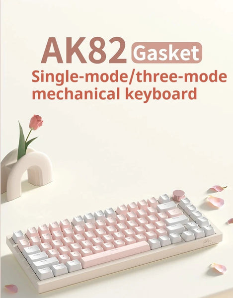 AK82 Three-Mode Mechanical Keyboard
