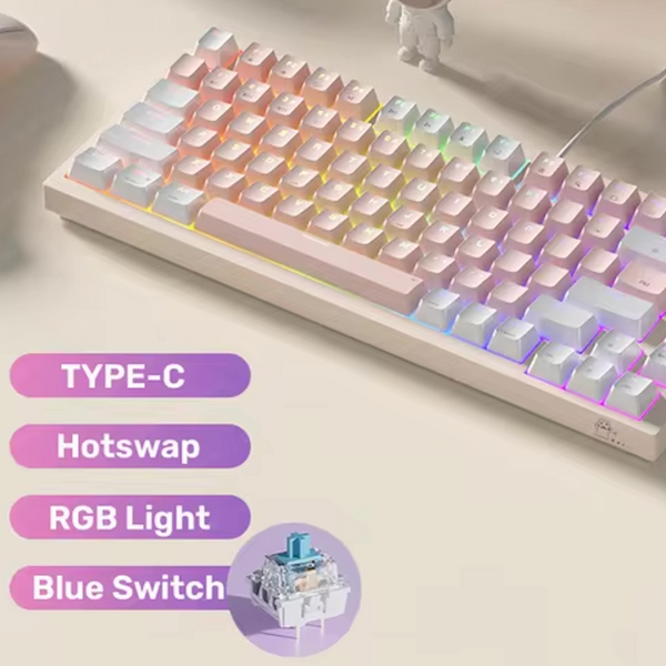 AK82 Three-Mode Mechanical Keyboard