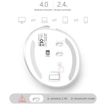 Cargar imagen en el visor de la galería, Ratón Inalámbrico Ergonómico - Delux M618 Mini
