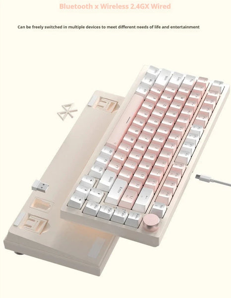 AK82 Three-Mode Mechanical Keyboard