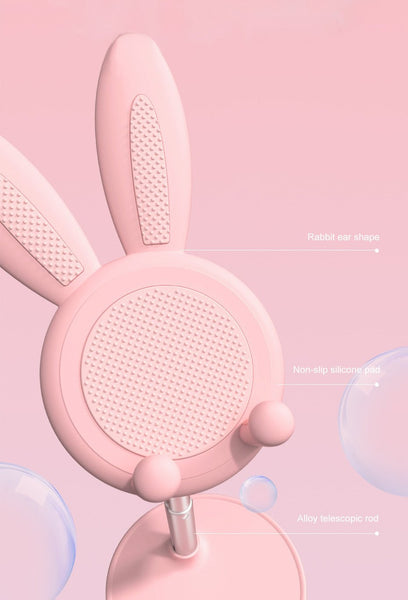 Pink Rabbit Stand Support