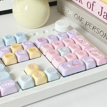 Load image into Gallery viewer, Cute Candy Bear MOA Keycap Sublimation 131 Key Small Full Set
