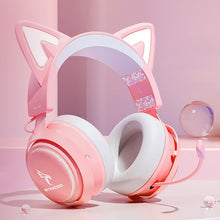 Cargar imagen en el visor de la galería, Cat Ears GS510 - Auriculares con Sonido 7.0 y luz RGB
