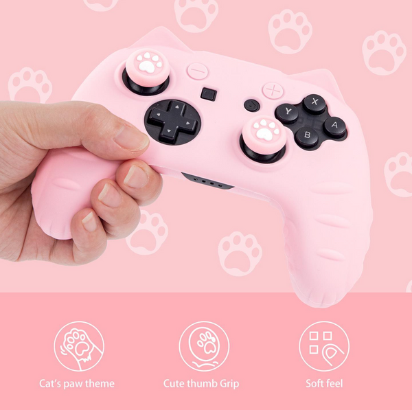 Protective Case for Nintendo Switch Pro Controller - Kitties Paw
