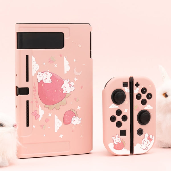 Nintendo Switch Protective Case - Strawberry Bunny