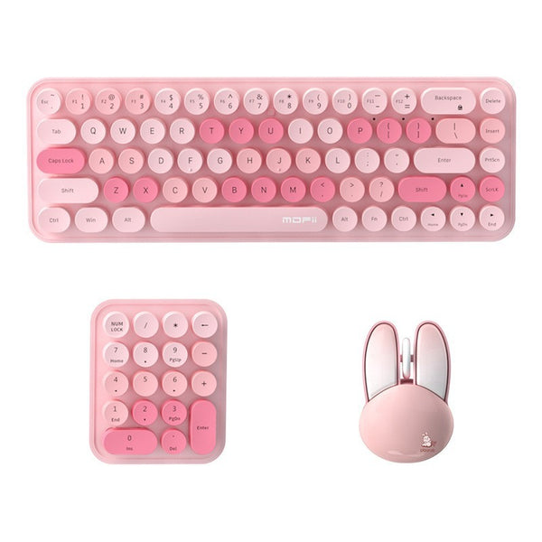 MOFII Cherry Portable Wireless Keyboard And Mouse Three-piece Suit