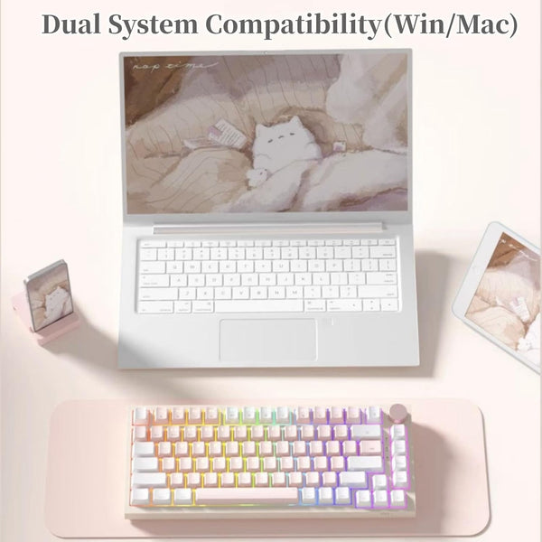 AK82 Three-Mode Mechanical Keyboard