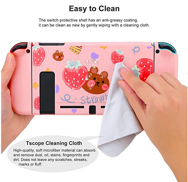 Nintendo Switch/ Lite Case - Fruity Pink Bear