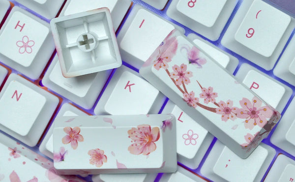 Sakura Keycaps OEM Height Five-sided Sublimation