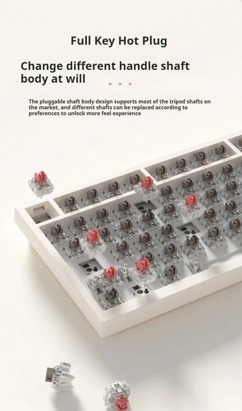 AK82 Three-Mode Mechanical Keyboard