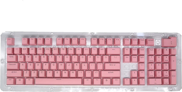 ABS/ PBT Light Pink Mechanical Keyboard Keycaps - Transparent Keycap
