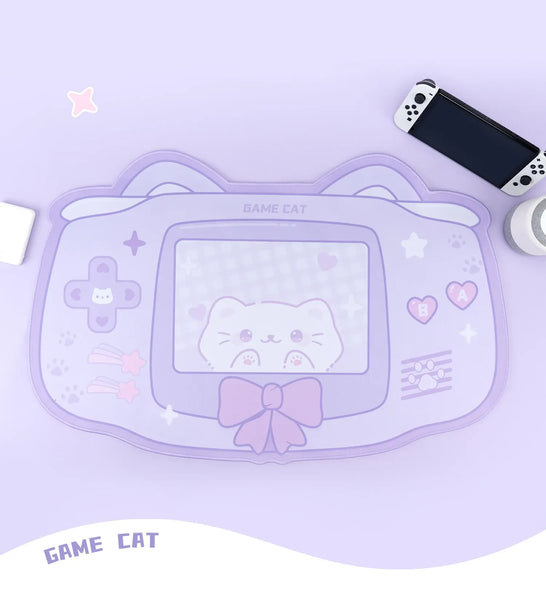 Pinky Gaming Cat - Mouse Pad