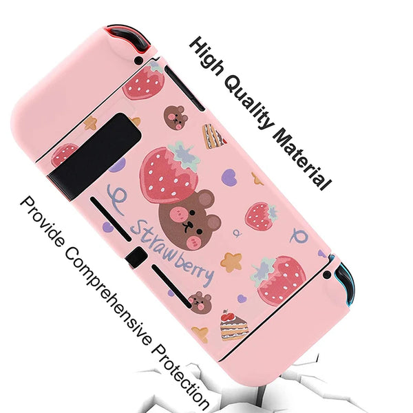 Nintendo Switch/ Lite Case - Fruity Pink Bear