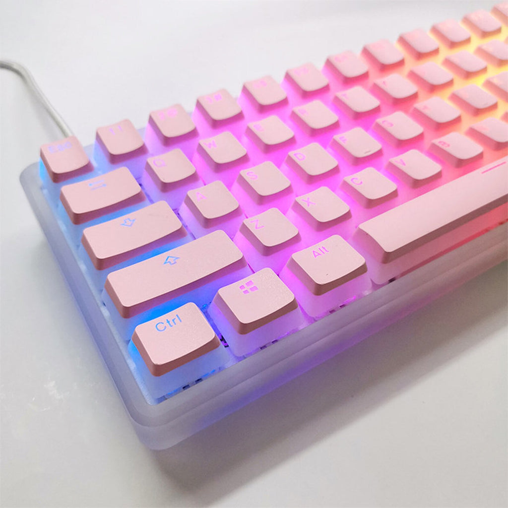 Pink PBT Keycaps 💞 OEM, Double Layer, Mechanical Keyboard Keycaps ...