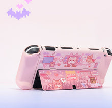 Load image into Gallery viewer, Nintendo Switch and Oled Protective Case - Pink Pixel Kitty
