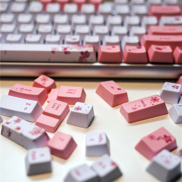 Sakura Keycaps OEM Height Five-sided Sublimation