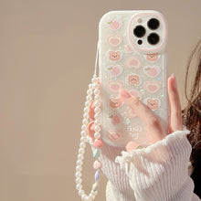 Cargar imagen en el visor de la galería, Peach Loving Bear - Chain iPhone Case
