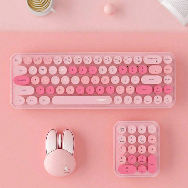 MOFII Cherry Portable Wireless Keyboard And Mouse Three-piece Suit