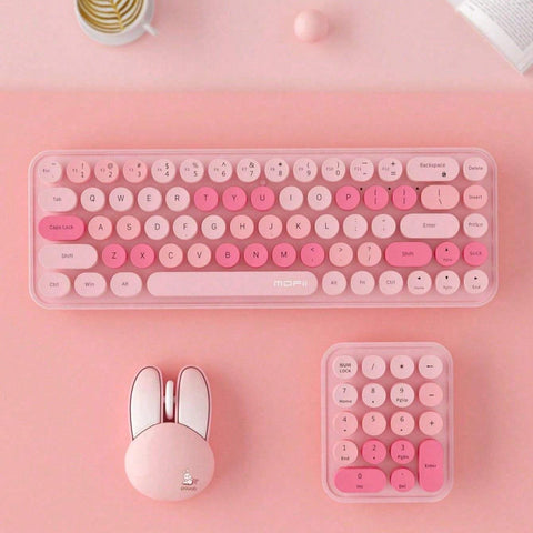 MOFII Cherry Portable Wireless Keyboard And Mouse Three-piece Suit