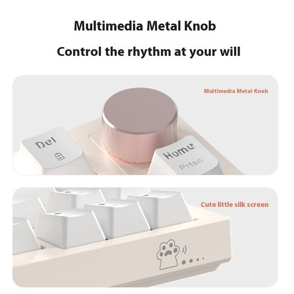 AK82 Three-Mode Mechanical Keyboard