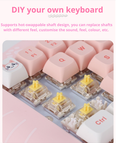Kitty Wireless Mechanical Keyboard