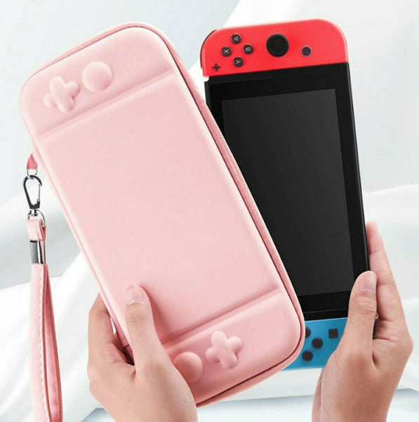 Pink Switch OLED Carrying Case