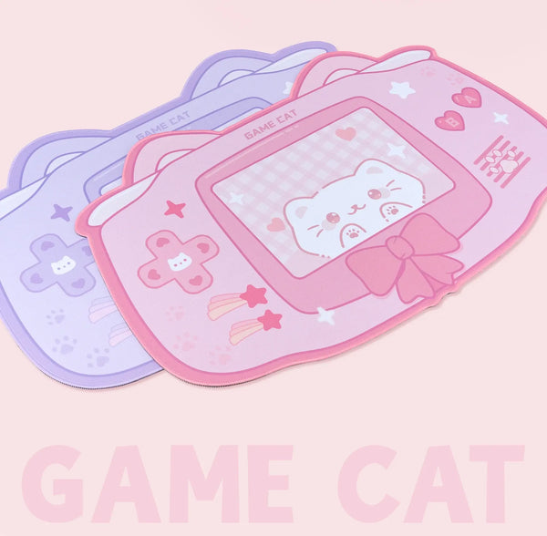 Pinky Gaming Cat - Mouse Pad