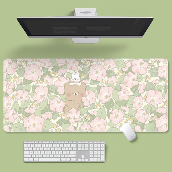 Cuties in Garden - Super Cute Cartoon Mouse Pad