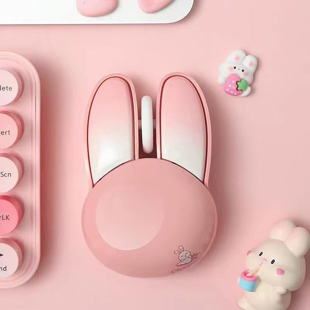 Pink Bunny Ears -  Wireless Mouse