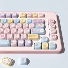 Load image into Gallery viewer, Cute Candy Bear MOA Keycap Sublimation 131 Key Small Full Set
