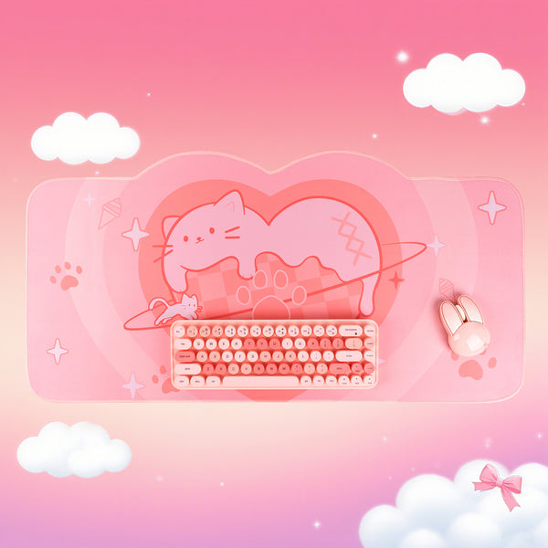 Alfombrilla de Ratón - Cat Love Ice Cream