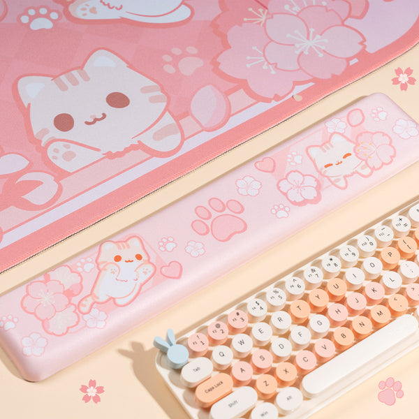 Cherry Blossom Cats - Wrist Rest