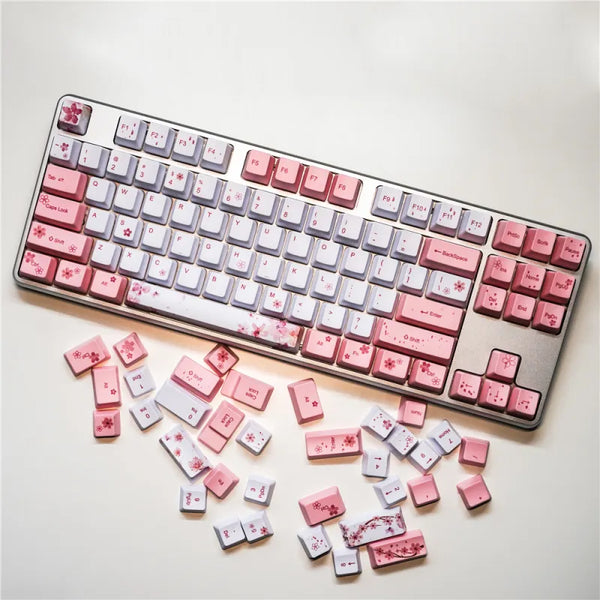 Sakura Keycaps OEM Height Five-sided Sublimation