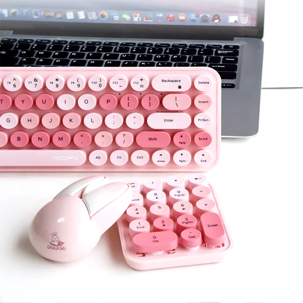 MOFII Cherry Portable Wireless Keyboard And Mouse Three-piece Suit
